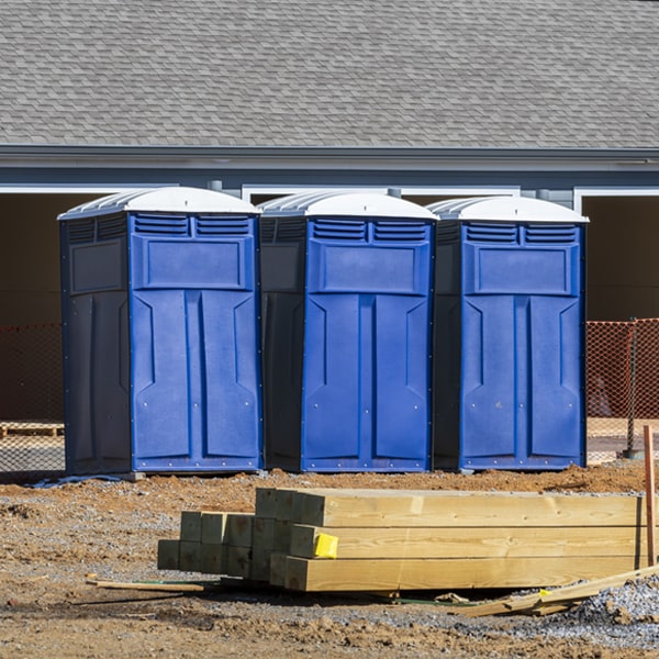 is there a specific order in which to place multiple porta potties in Spring Glen New York